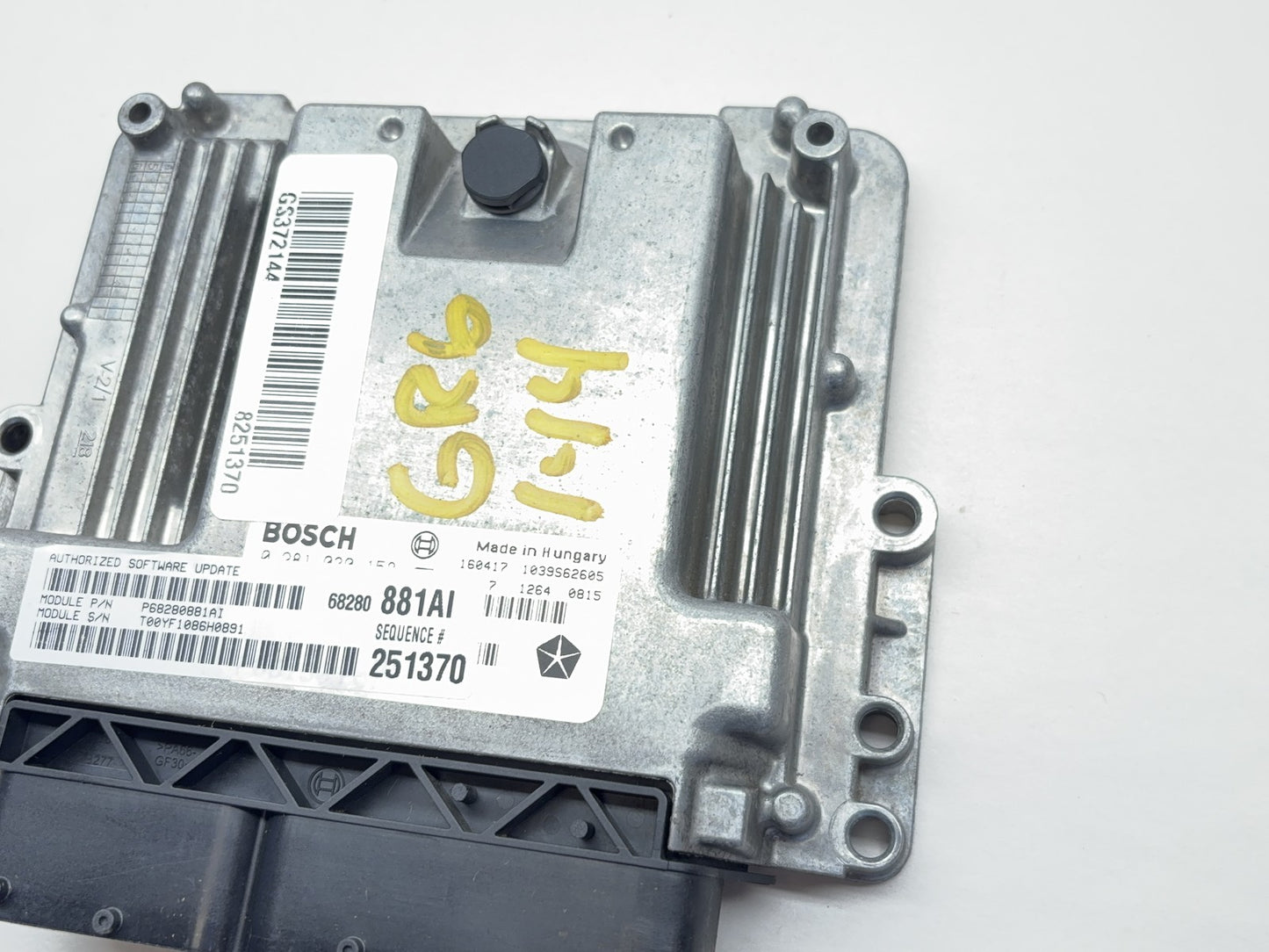 Engine Computer, ECU PCM ECM 2014-18 Ram 1500 3.0L EcoDiesel 5150767AC 68280881
