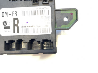 RH Passenger Door Module, 2013-2018 Ram 1500 2500 3500, Power Fold 68155772AD