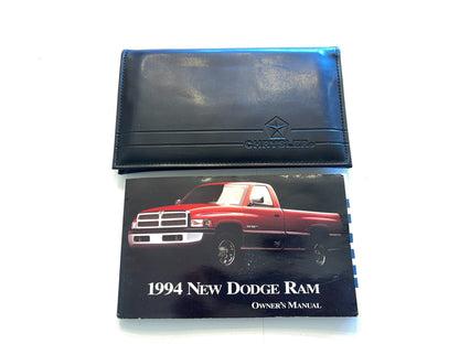 Owner's Manual with Case, 1994 Ram 1500 2500 3500 V6 V8 Gasoline Engines