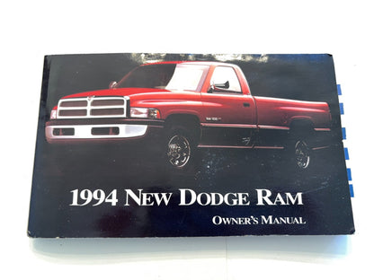 Owner's Manual with Case, 1994 Ram 1500 2500 3500 V6 V8 Gasoline Engines