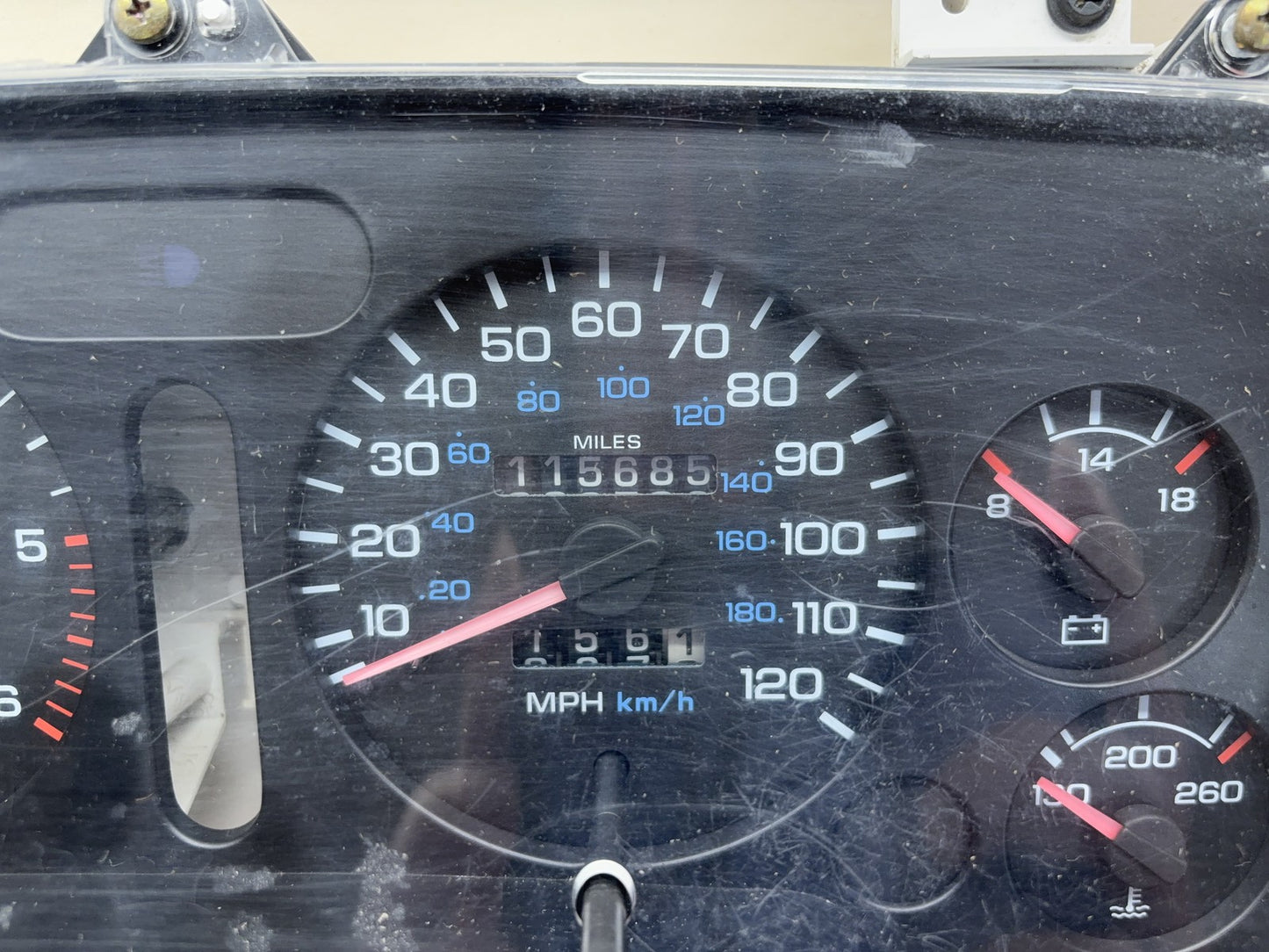 Speedometer Instrument Cluster 1994-97 Ram 1500 2500 3500 w/ Tach V6 V8 ONLY
