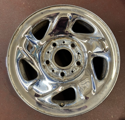 1994-01 Dodge 16x7 Chrome Steel Wheel. P/N 52057938AB. Interchange # 560-2039