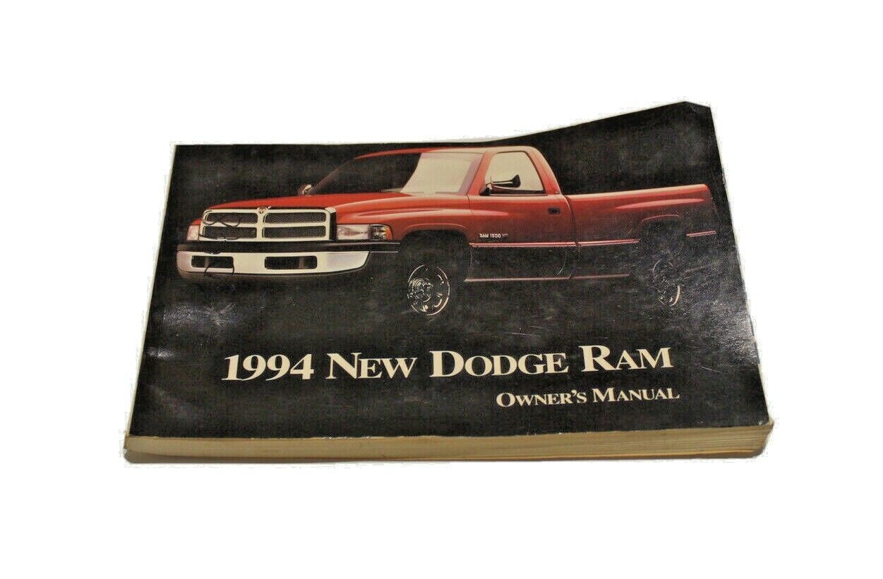 Owner's Manual, 1994 Ram 1500 2500 3500 Gasoline Engine