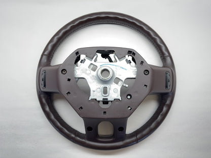 Heated Leather Steering Wheel 2013-2018 Ram 1500 2500 3500 Brown U1 *Light Wear*