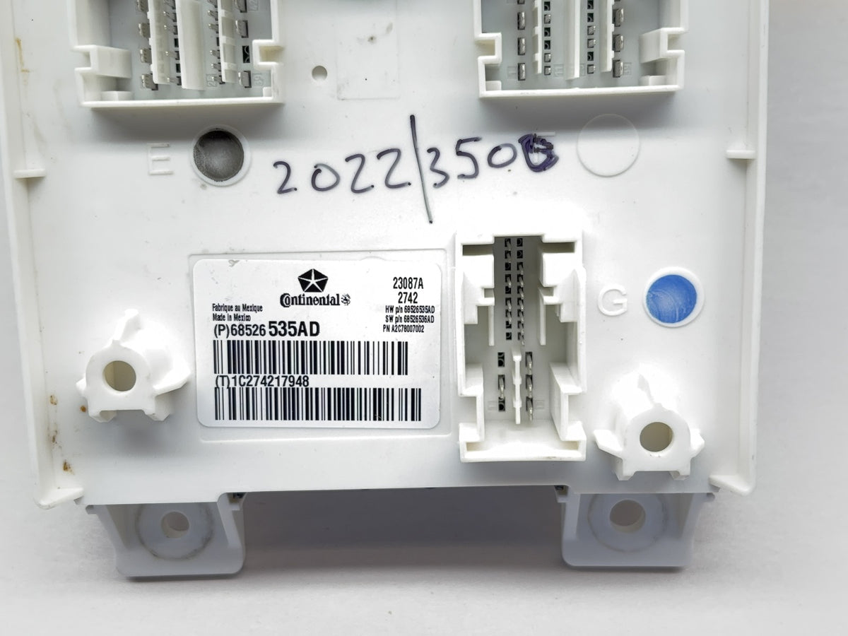 Body Control Module, BCM, 2022-2023 Ram 2500 3500 68526535AD 591-16960