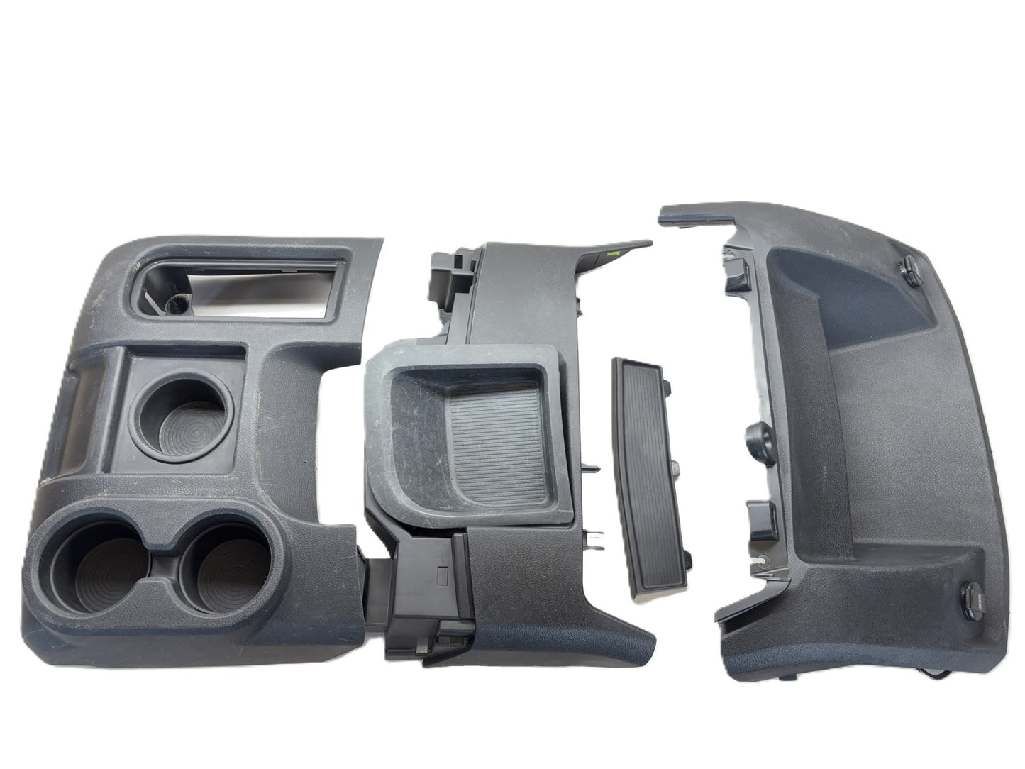 Floor Console, 2013-2018 Dodge Ram 1500 2500 3500 with Bench Seat Black Gray *X8