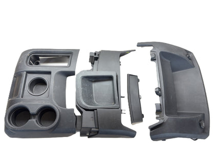 Floor Console, 2013-2018 Dodge Ram 1500 2500 3500 with Bench Seat Black Gray *X8