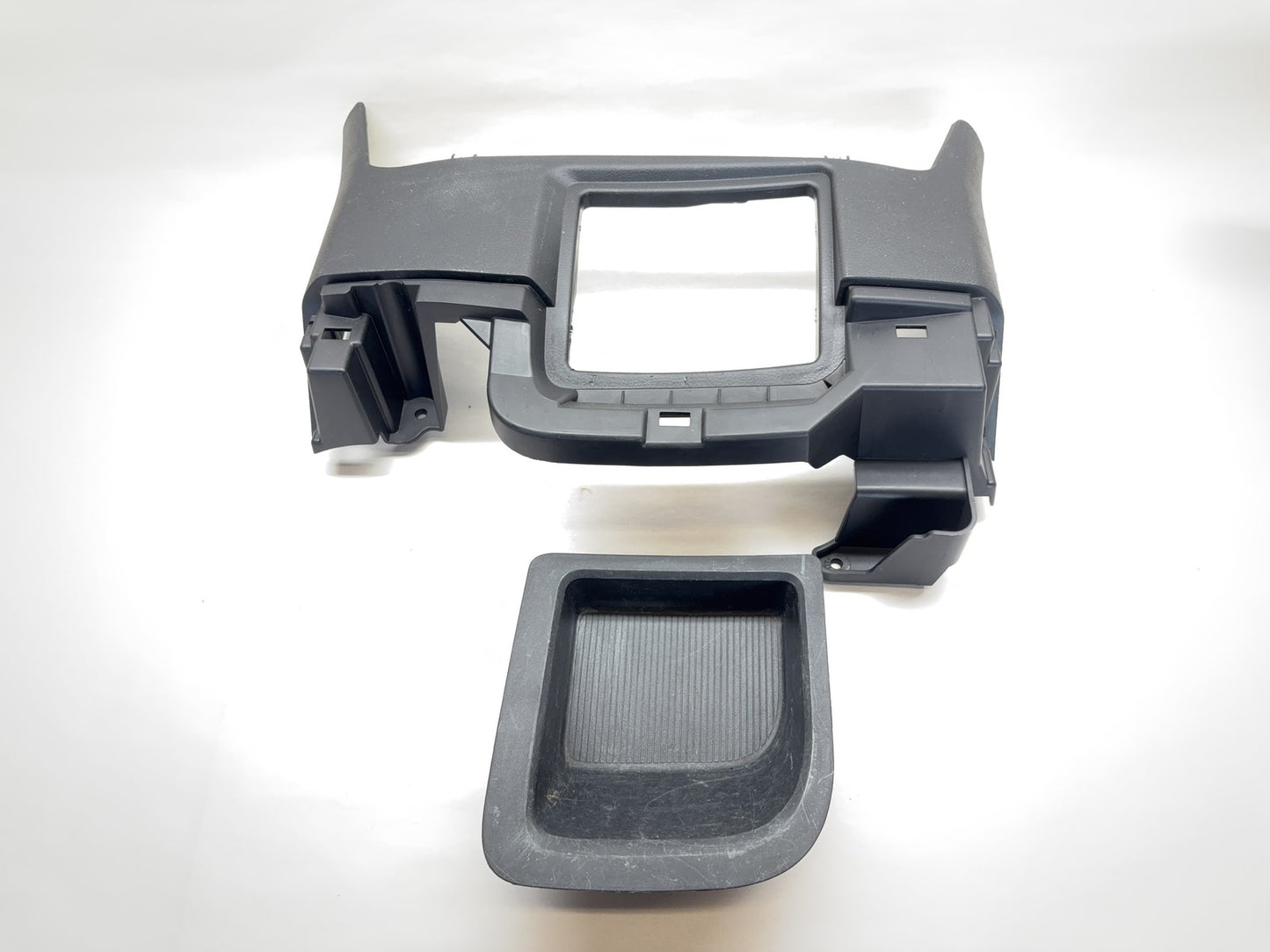 Floor Console, 2013-2018 Dodge Ram 1500 2500 3500 with Bench Seat Black Gray *X8