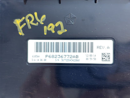 Heater HVAC Climate Control Module, 2014-2017 Ram 1500 68236772AB, Used OEM