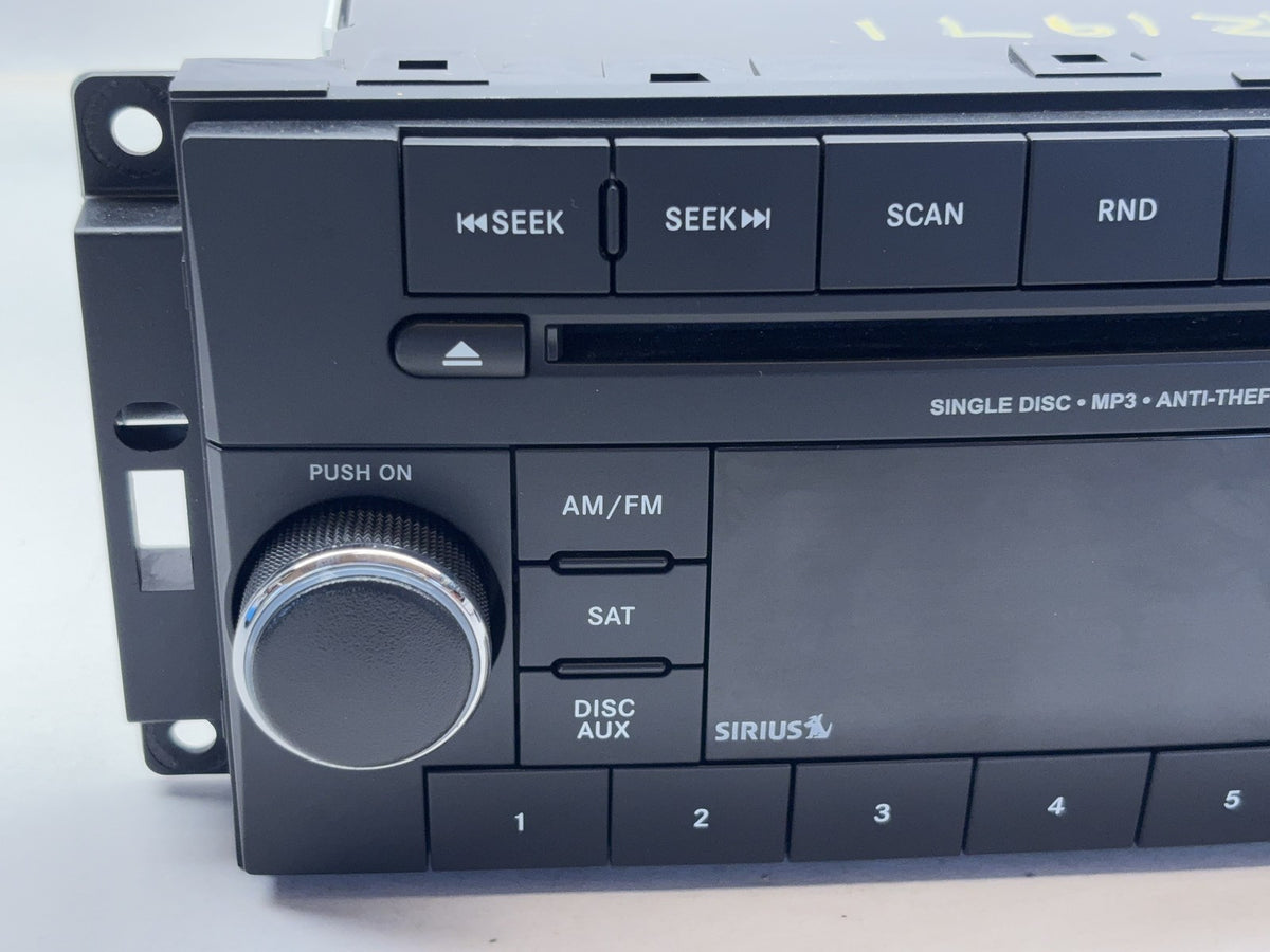 2012 Dodge Ram Radio Factory Stereo AM FM Sirius Satellite CD AUX RES 5091164AB