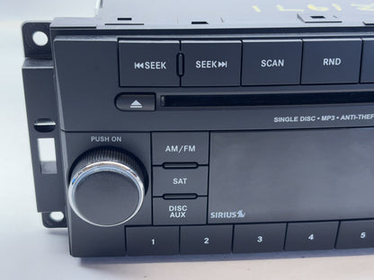 2012 Dodge Ram Radio Factory Stereo AM FM Sirius Satellite CD AUX RES 5091164AB