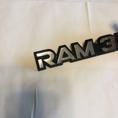 Ram 3500 Emblem 1997 1998 1999 2000 2001 2002 55295312AB Used-No Tape/Glue