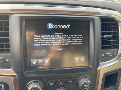 UConnect Radio 8.4" VP4 3C Nav Display and Receiver 2013 Ram 1500 2500 5091051AH