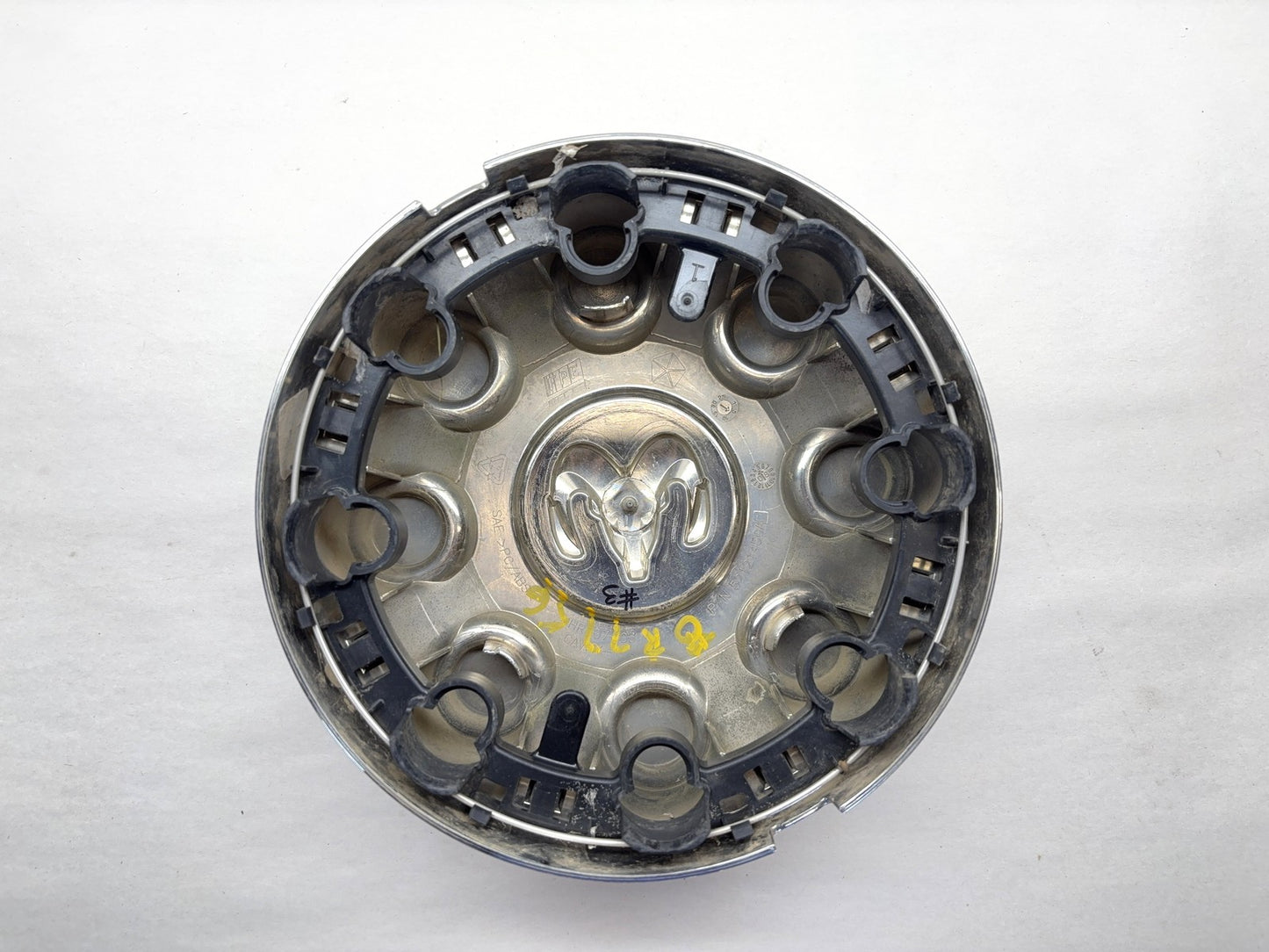 CHROME Hubcap Center Cap 2003-2011 Dodge Ram 2500 52121450AB *Damaged*