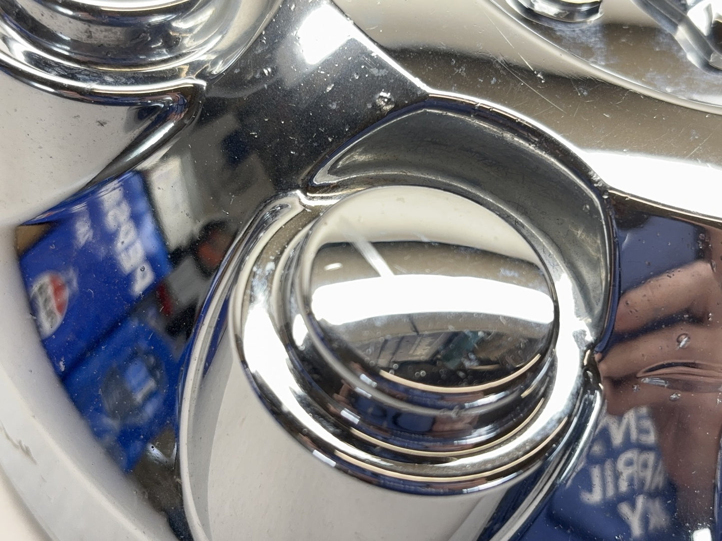 CHROME Hubcap Center Cap 2003-2011 Dodge Ram 2500 52121450AB *Damaged*