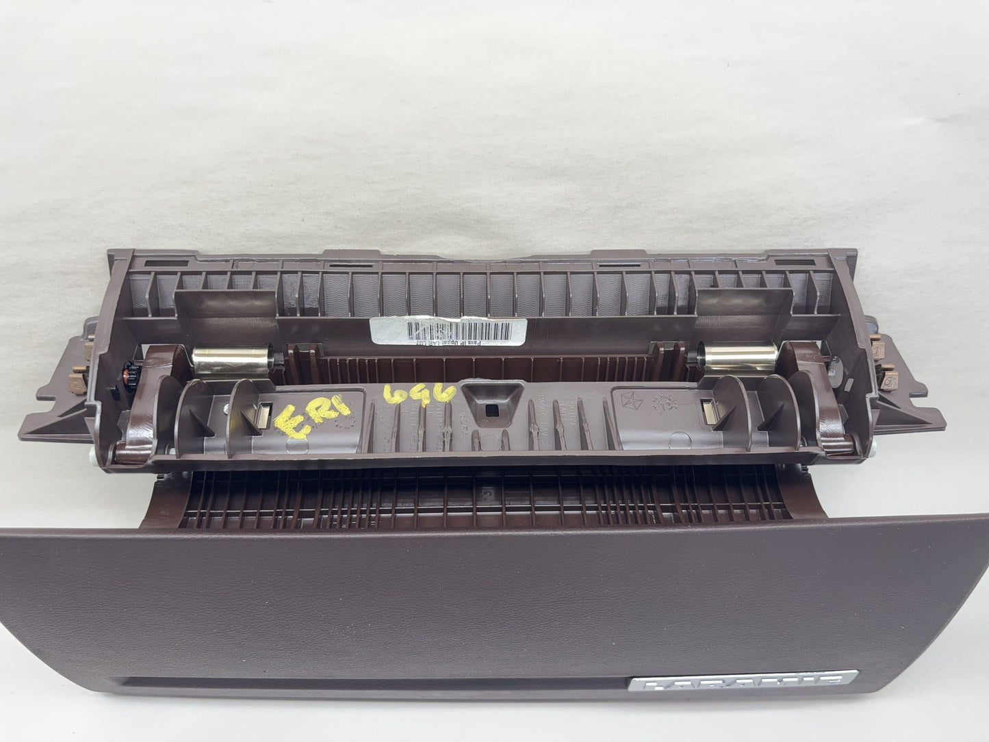 Upper Glove Box Kit with Tray, 2013-2018 Ram 1500 2500 3500, Laramie, Brown U1
