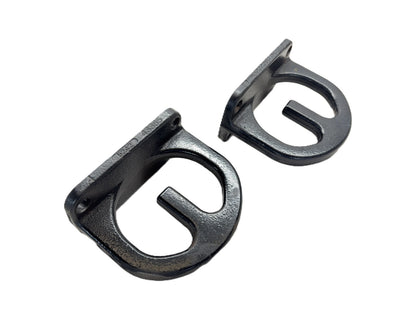 Front Bumper Tow Hooks 2012-2018 Dodge Ram 2500 3500 52020587AB Used OEM Mopar