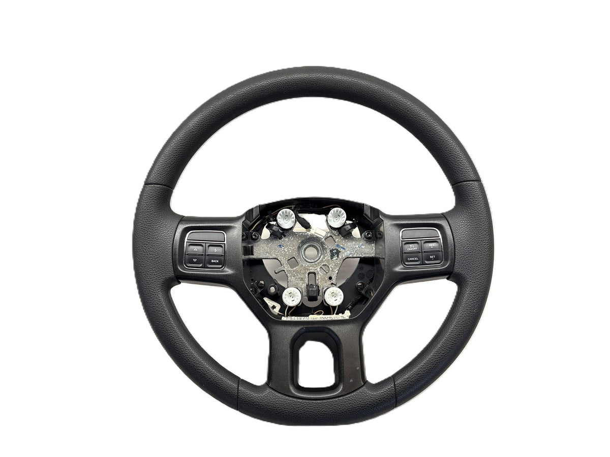 Vinyl Steering Wheel, 2012 Dodge Ram 1500 2500 3500 Black 1YH401DVAA