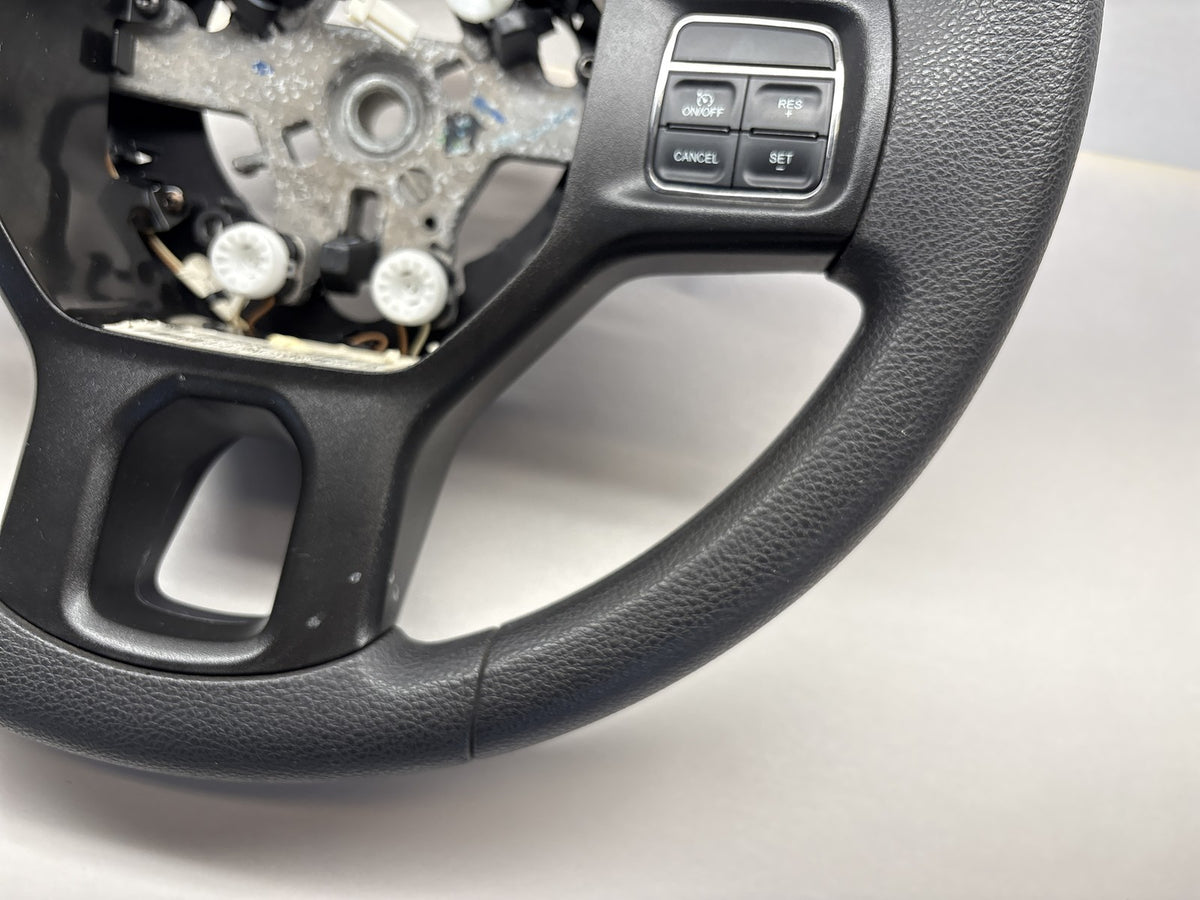 Vinyl Steering Wheel, 2012 Dodge Ram 1500 2500 3500 Black 1YH401DVAA