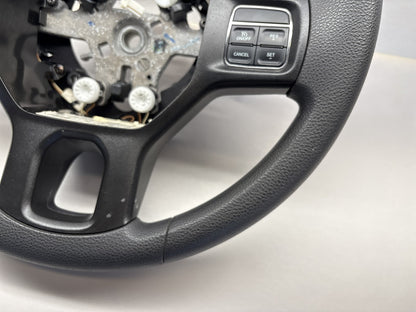Vinyl Steering Wheel, 2012 Dodge Ram 1500 2500 3500 Black 1YH401DVAA