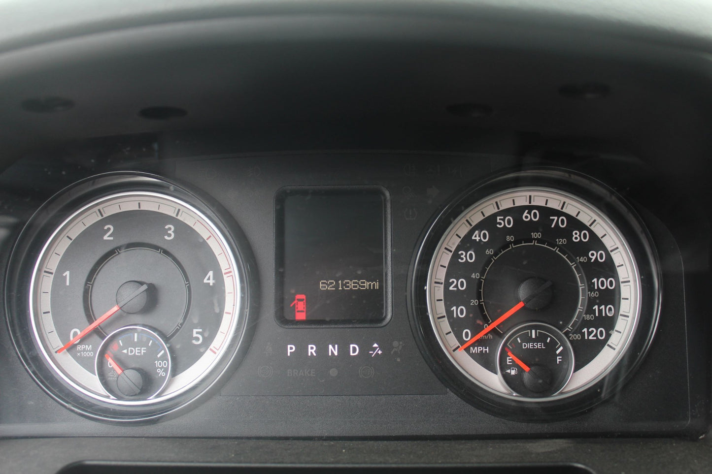 Speedometer Gauge Cluster 2018 Ram 2500 3500 6.7L Diesel 3.5" Screen 68340678AB